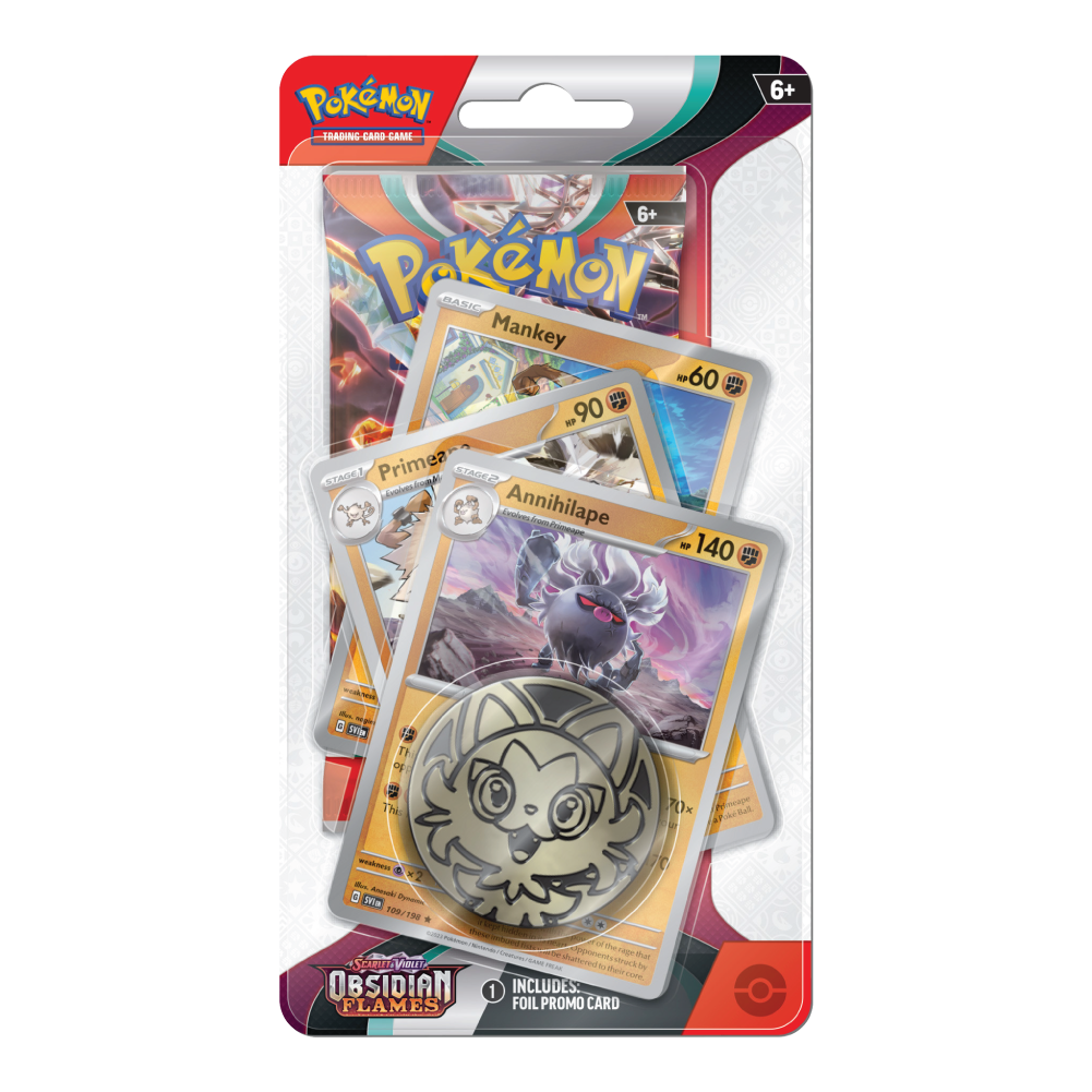 Pokémon TCG Obsidian Flames Premium Checklane Blister met Annihilape Promo
