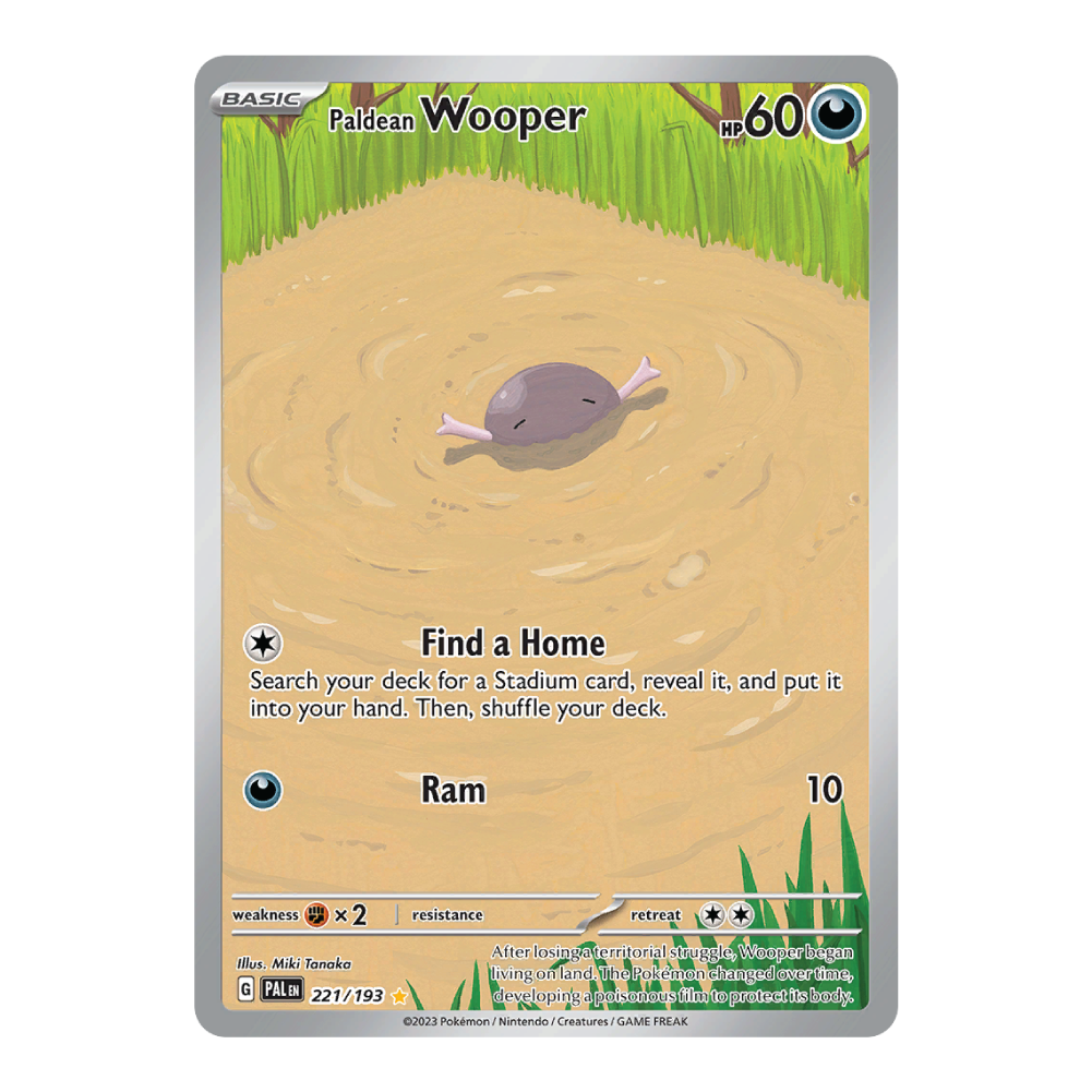 Paldean Wooper PAL 221/193