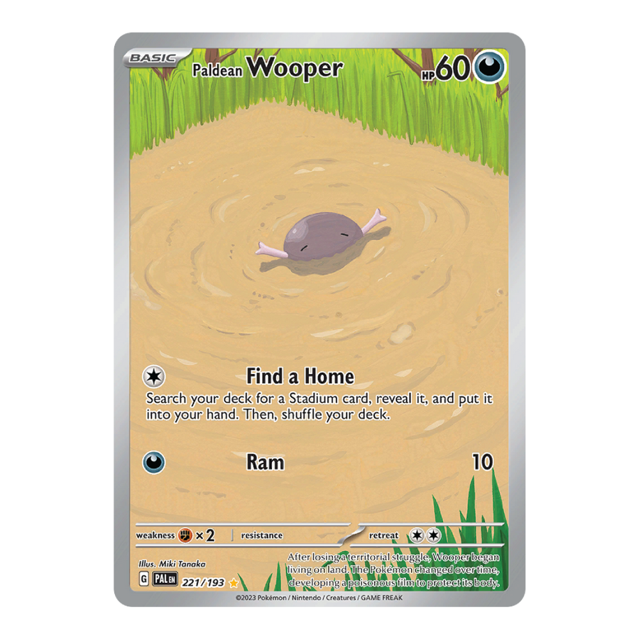 Paldean Wooper PAL 221/193