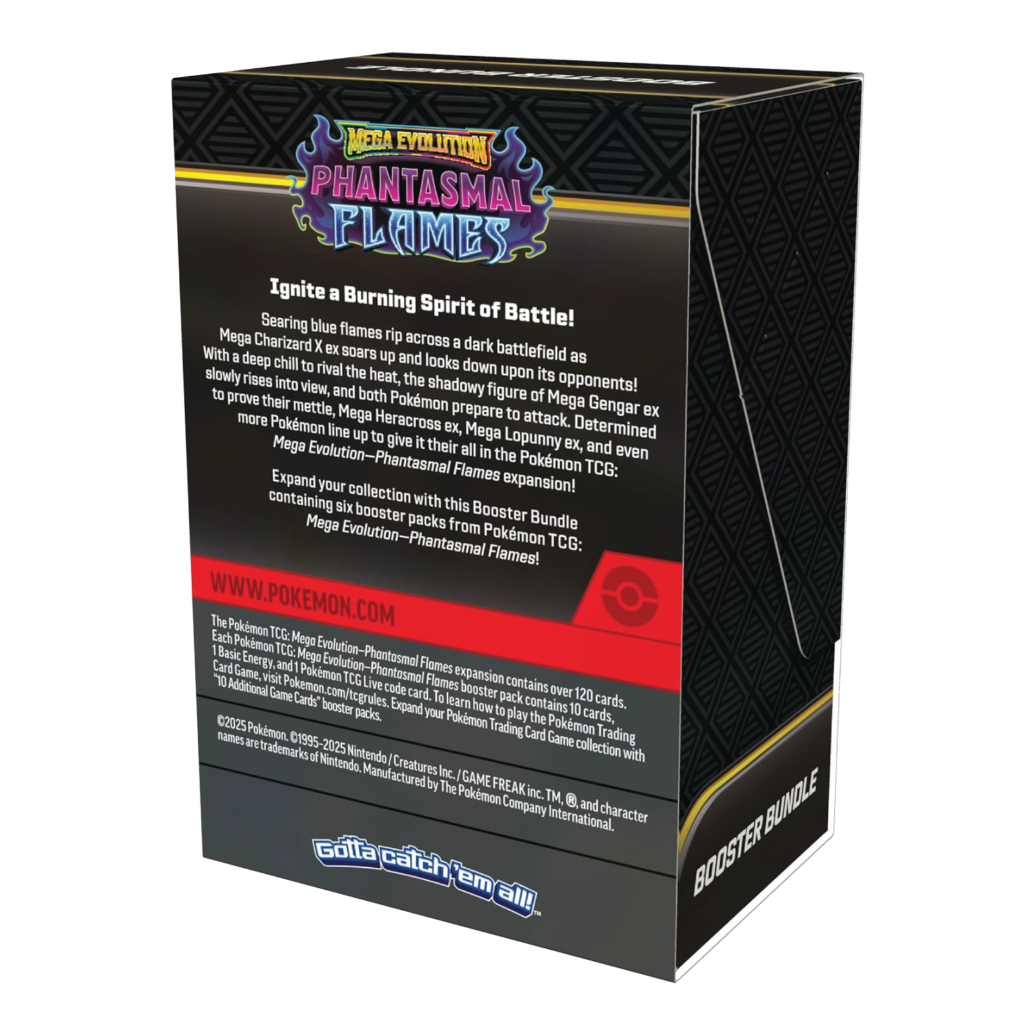 Achterkant van Phantasmal Flames Booster Bundle