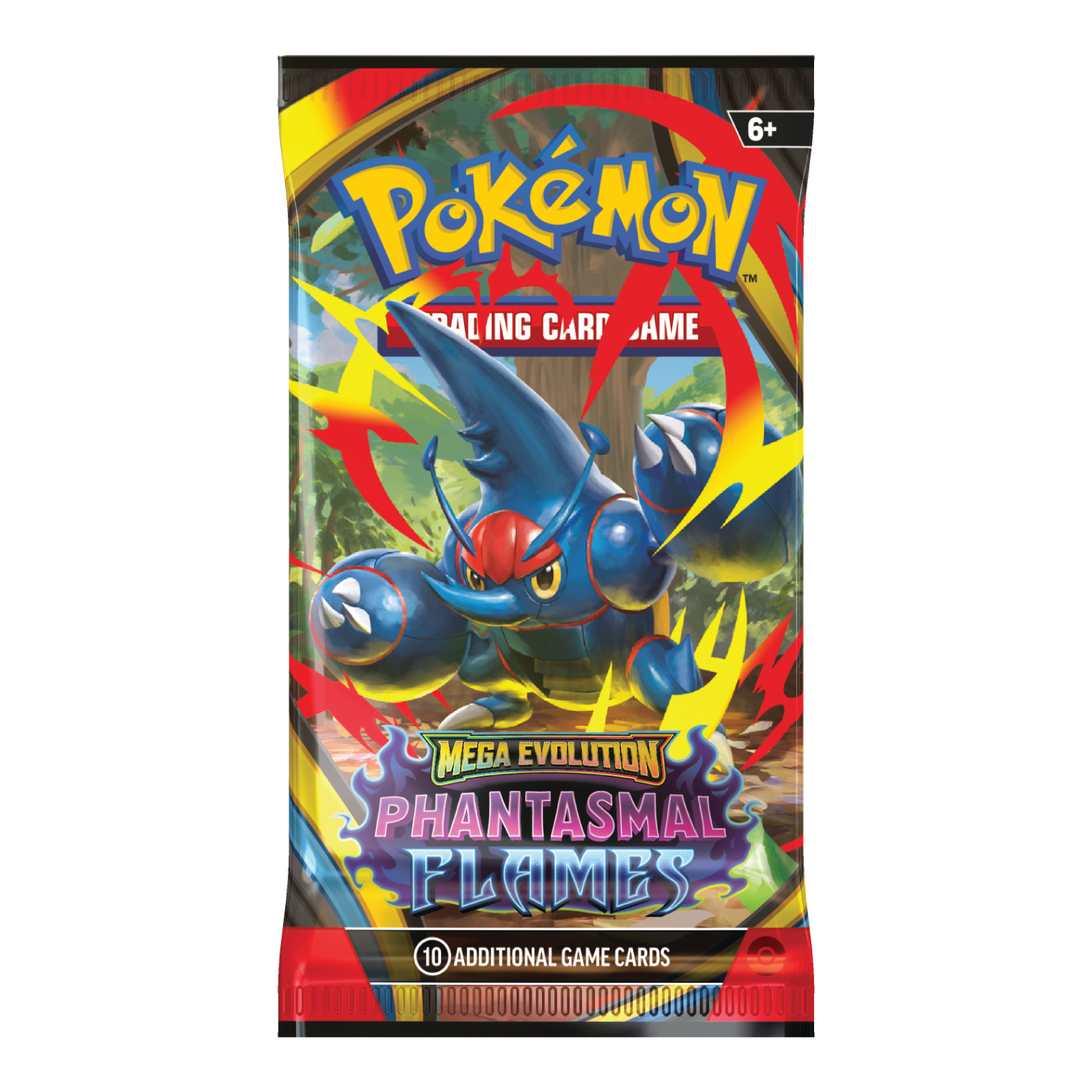 Pokémon TCG Phantasmal Flames Booster Pack met Mega Heracross Artwork