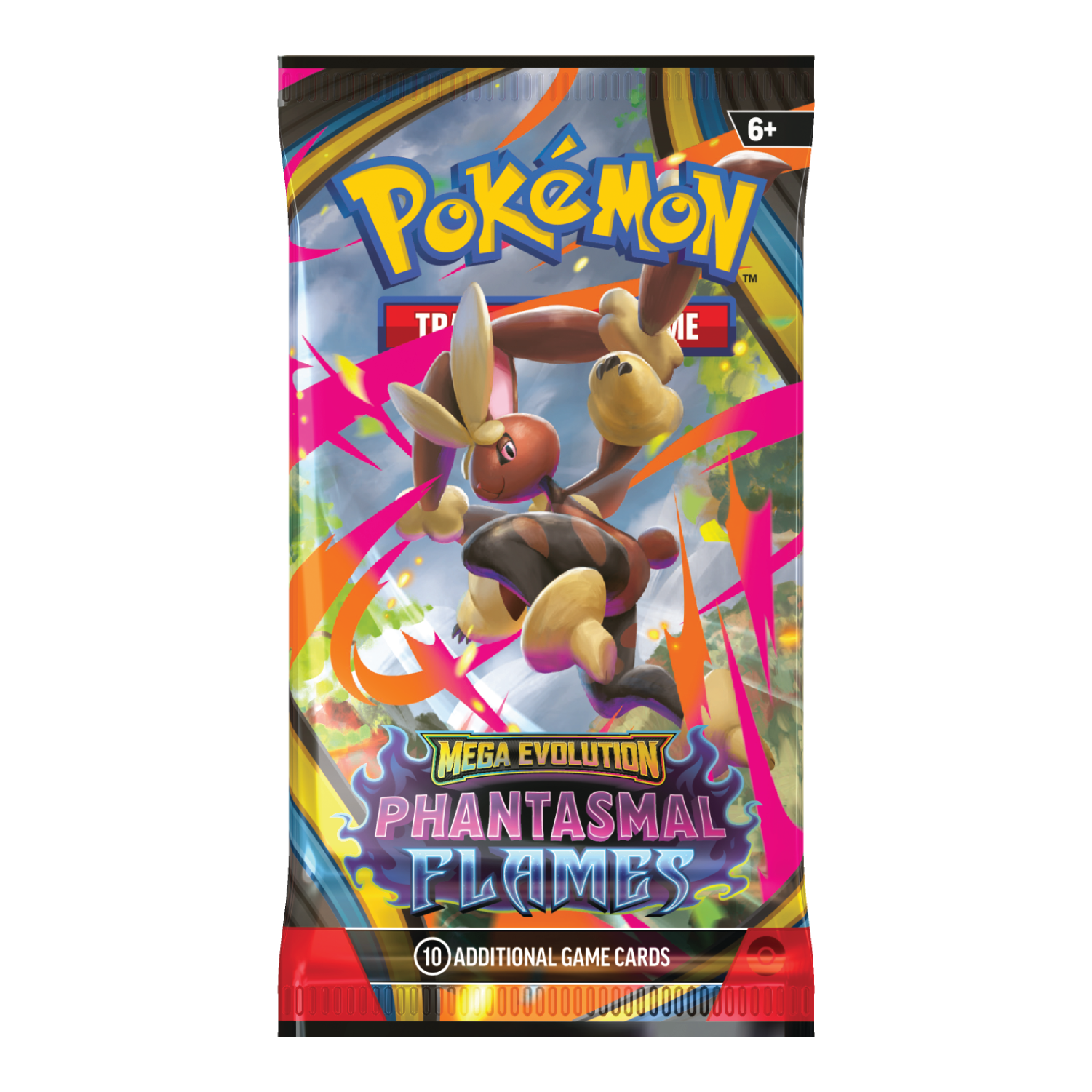 Pokémon TCG Phantasmal Flames Booster Pack met Mega Lopunny Artwork
