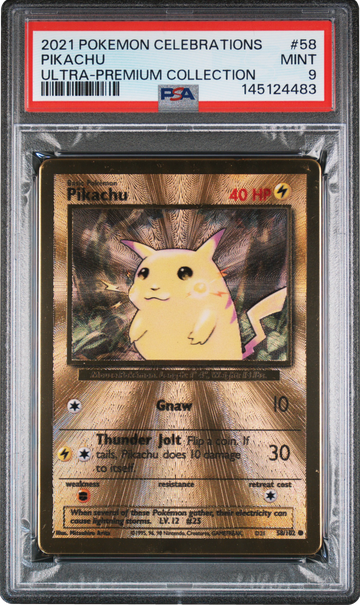 Pikachu CEL BS 58 PSA 9