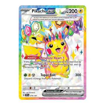 Pikachu ex SSP 219/191