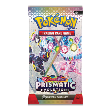 Pokémon TCG Prismatic Evolutions Booster Pack met Umbreon en Espeon Artwork