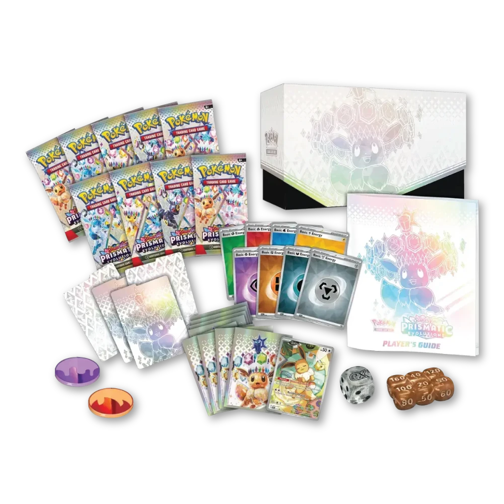 Prismatic Evolutions Elite Trainer Box Inhoud