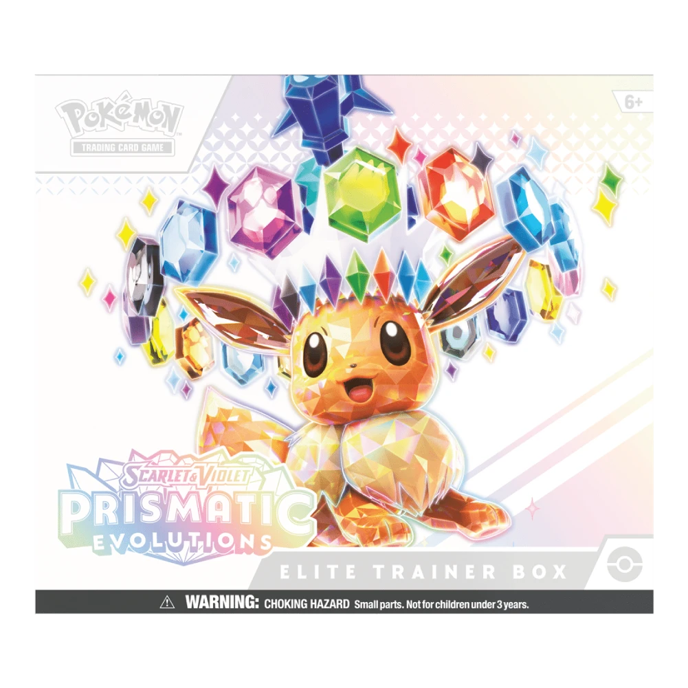 Pokémon TCG Scarlet & Violet Prismatic Evolutions ETB Voorkant