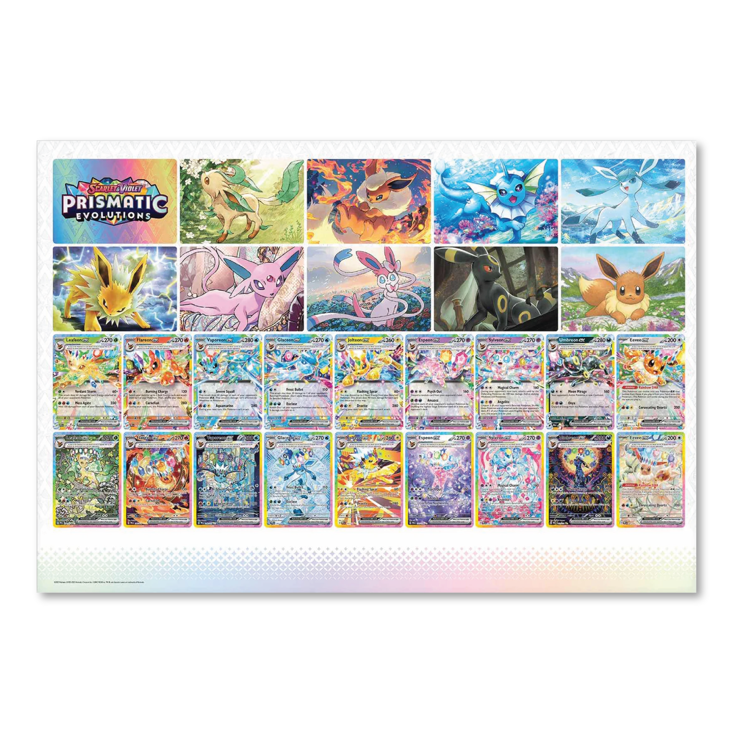 Prismatic Evolutions Poster Collection