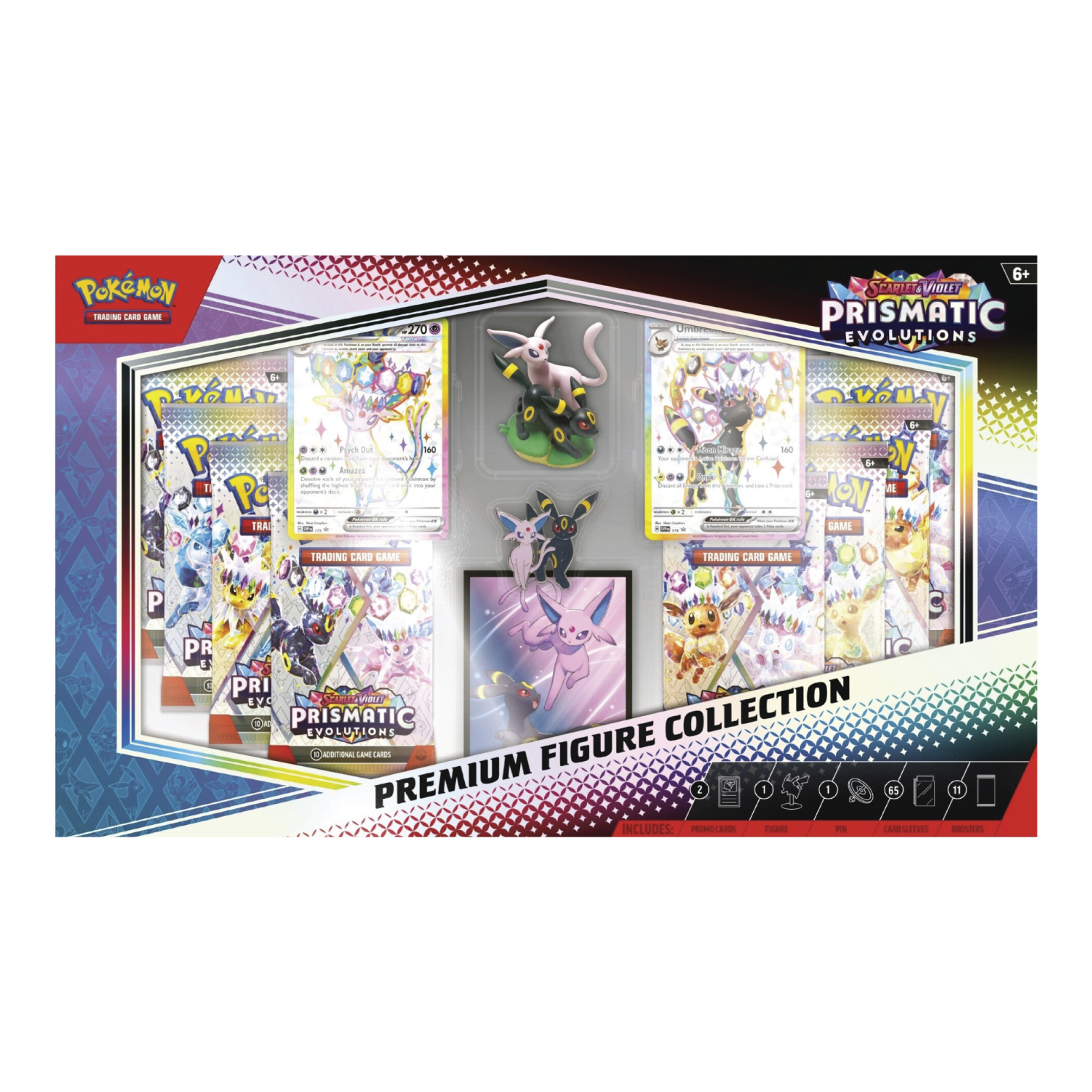 Voorkant van Prismatic Evolutions Premium Figure Collection
