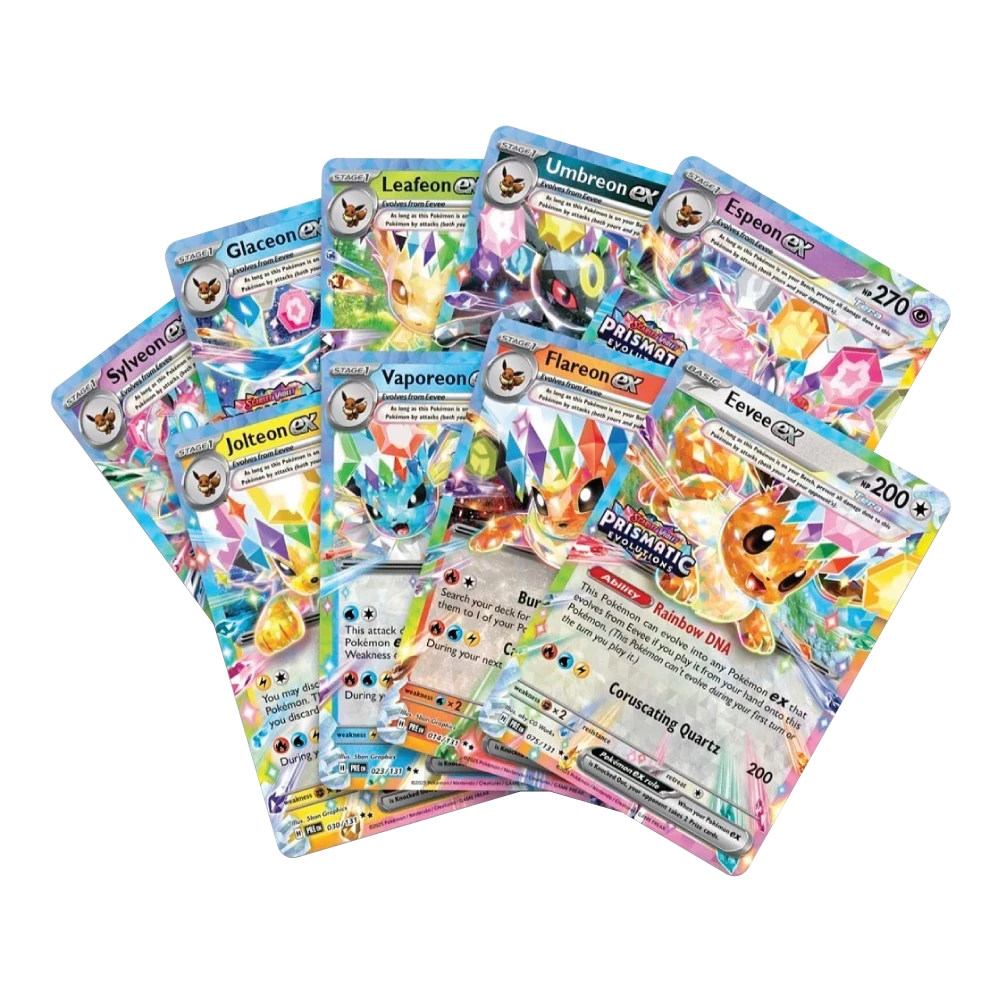 Prismatic Evolutions Stamped Promos uit de Surprise Box