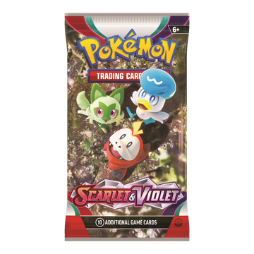 Pokémon TCG Scarlet & Violet Booster Pack met Paldean Starters Artwork