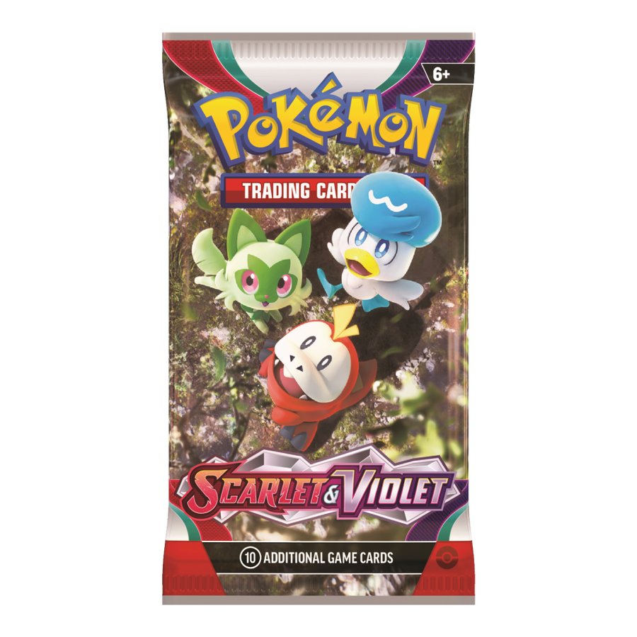 Pokémon TCG Scarlet & Violet Booster Pack met Paldean Starters Artwork