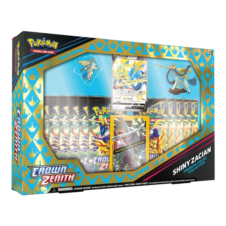 Pokémon TCG Crown Zenith Shiny Zacian Premium Figure Collection