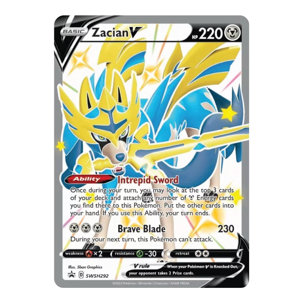 Shiny Zacian V SWSH292