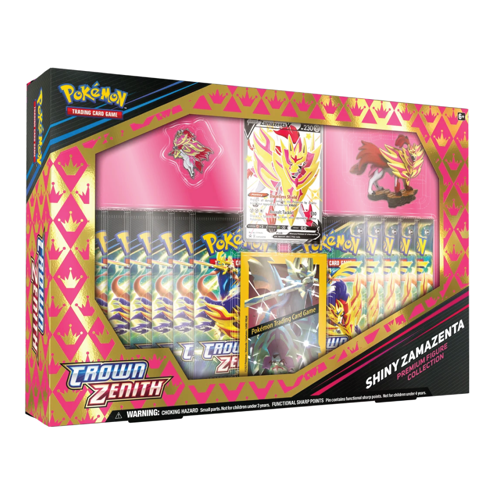 Pokémon TCG Crown Zenith Shiny Zamazenta Premium Figure Collection