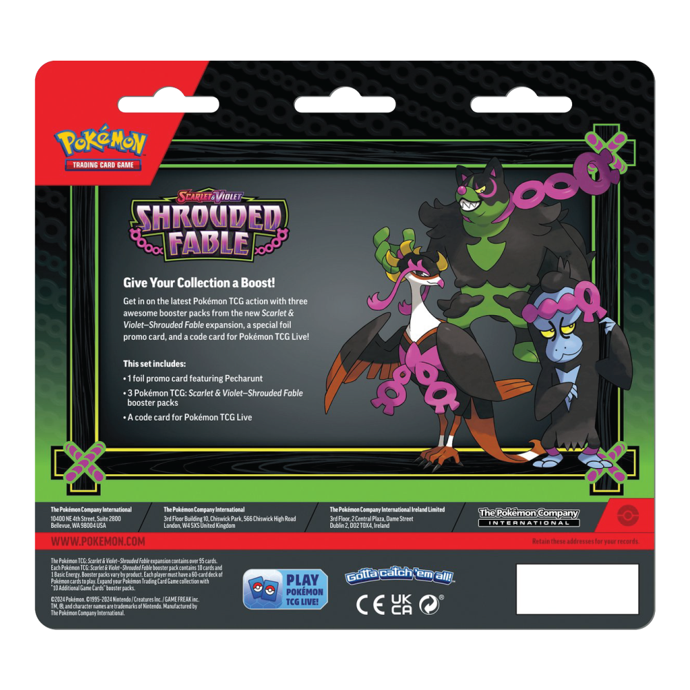 Achterkant van Shrouded Fable 3-Pack Blister