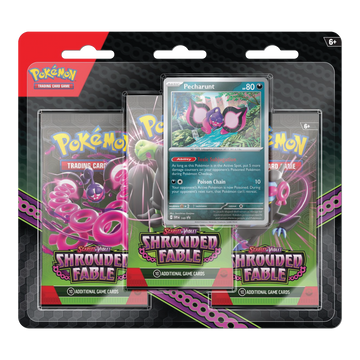 Pokémon TCG Shrouded Fable 3-Pack Blister met Pecharunt Promo