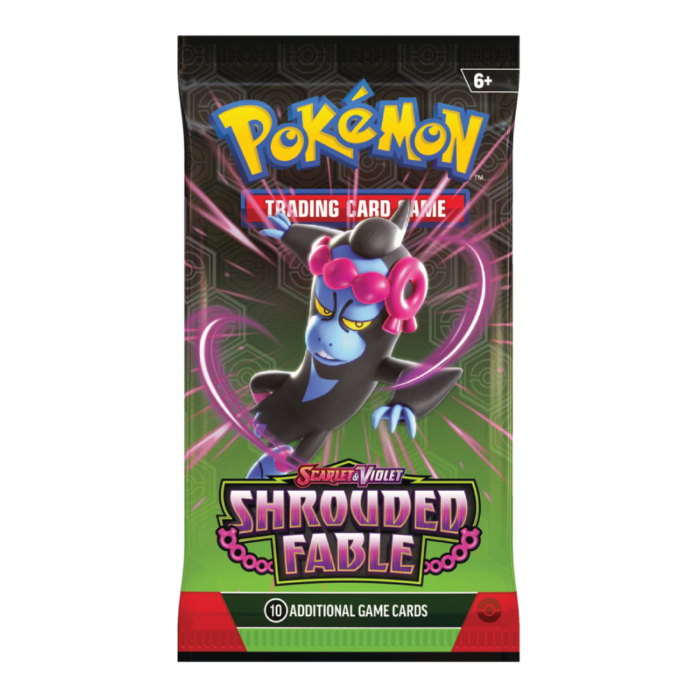 Pokémon TCG Shrouded Fable Booster Pack met Munkidori Artwork