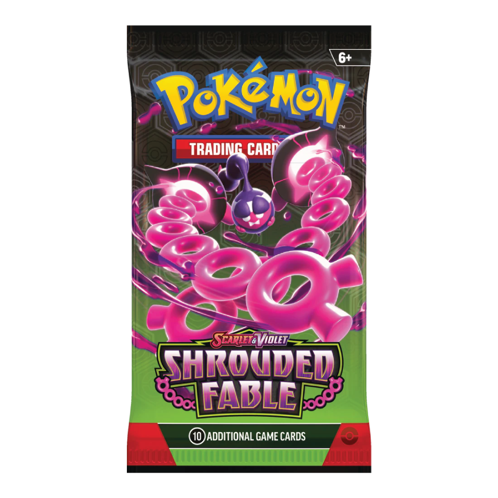 Pokémon TCG Shrouded Fable Booster Pack met Pecharunt Artwork