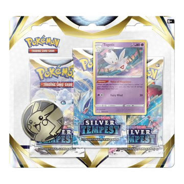 Pokémon TCG Silver Tempest 3-Pack Blister Togetic