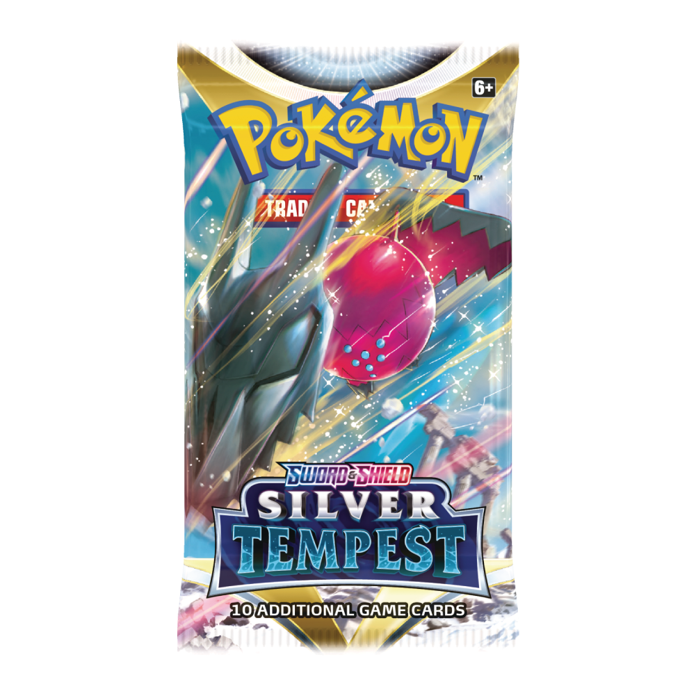 Pokémon TCG Sword & Shield Silver Tempest Booster Pack met Regidrago Art