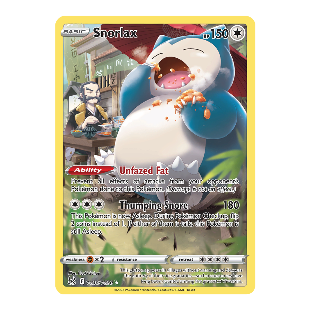 Snorlax LOR TG10/TG30