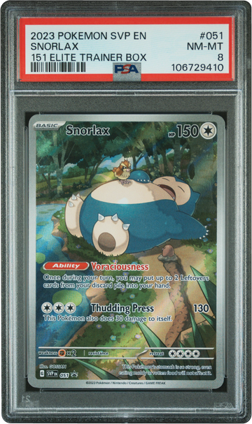 Snorlax SVP 051 PSA 8