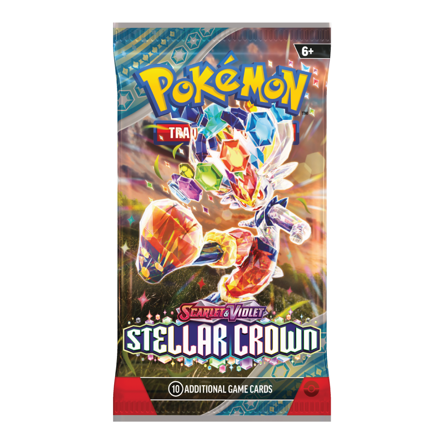 Pokémon TCG Stellar Crown Booster Pack Cinderace Artwork