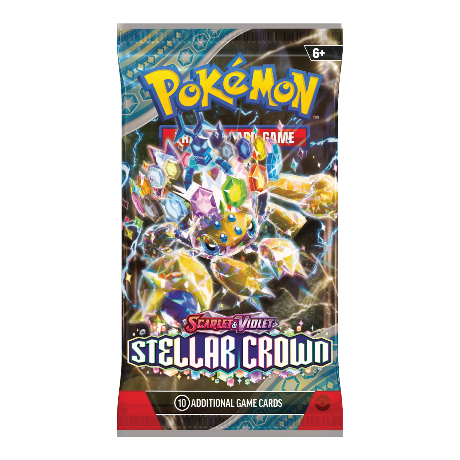Pokémon TCG Stellar Crown Booster Pack Galvantula Artwork