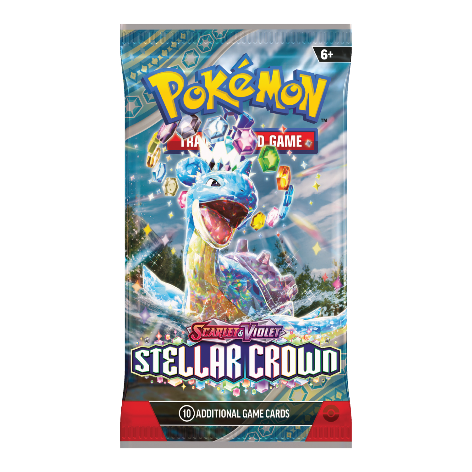Pokémon TCG Stellar Crown Booster Pack Lapras Artwork