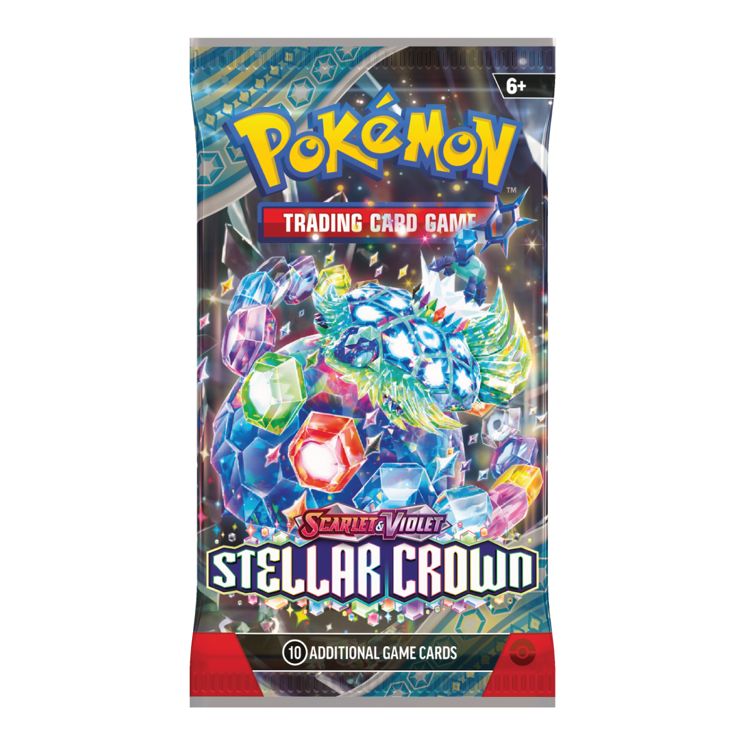Pokémon TCG Stellar Crown Booster Pack Terapagos Artwork