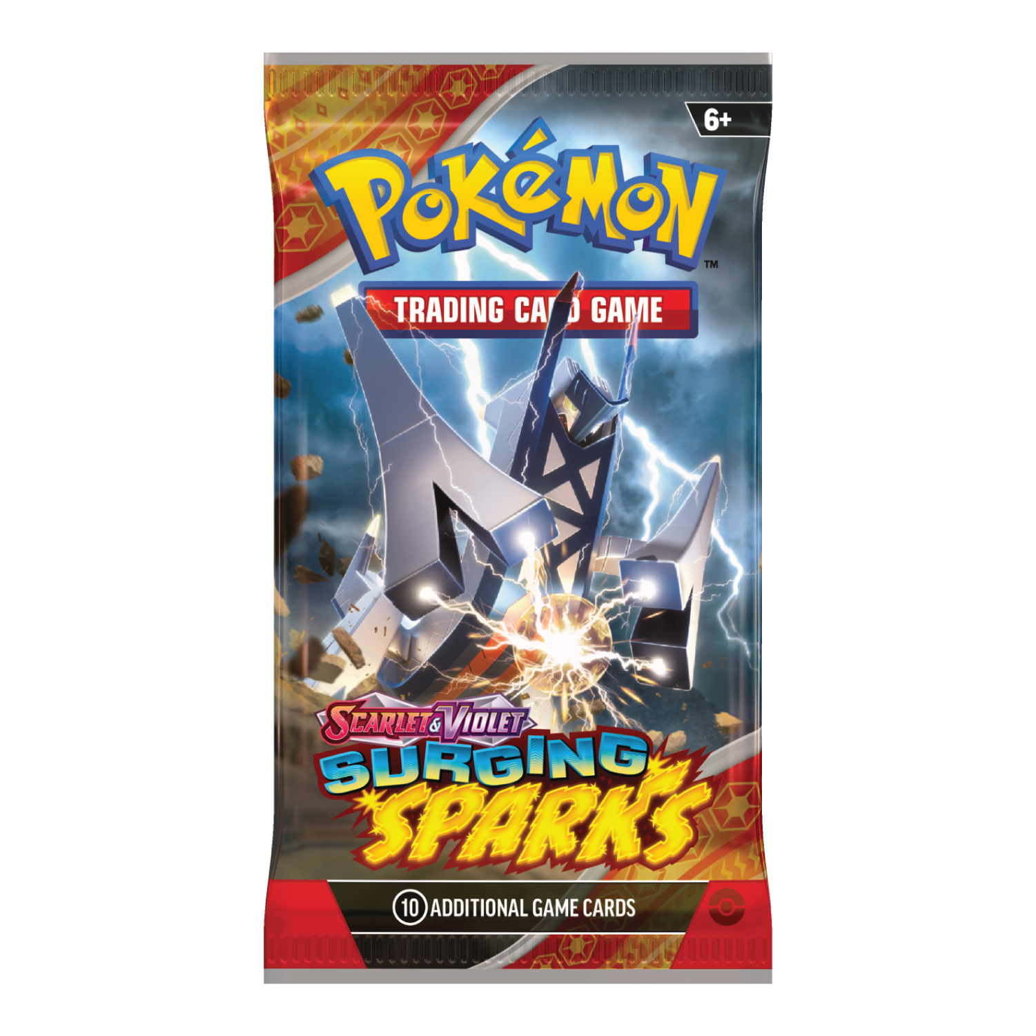 Pokémon TGG Surging Sparks Booster Pack Archaludon Artwork