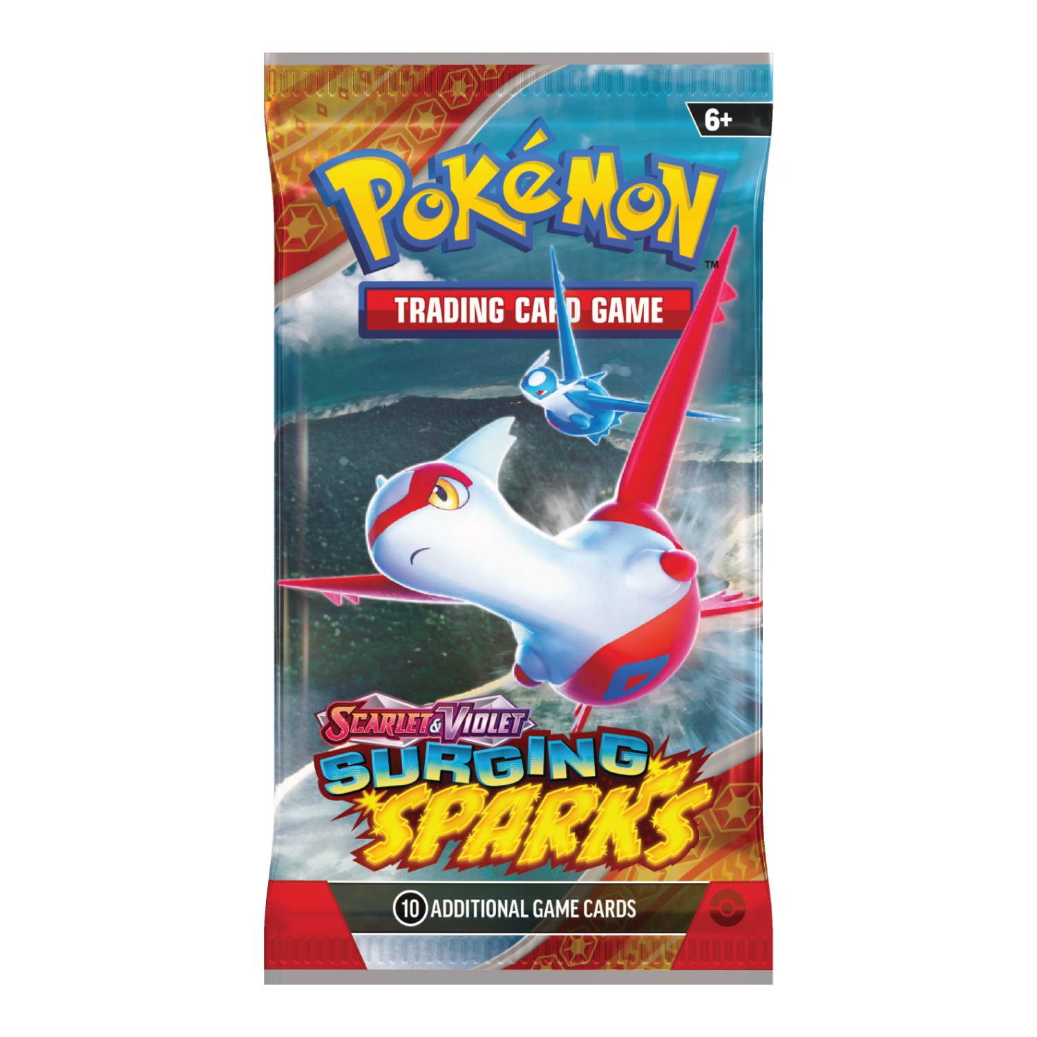 Pokémon TGG Surging Sparks Booster Pack Latias Artwork