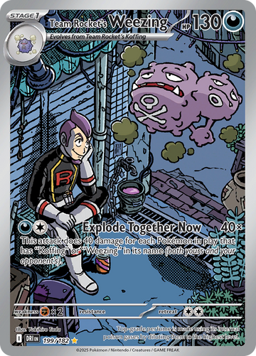 Team Rocket's Weezing DRI 199/182