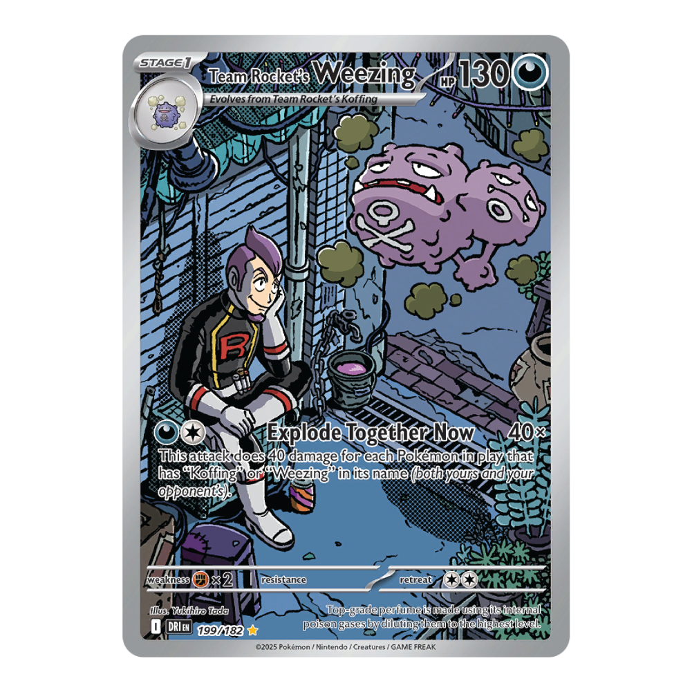Team Rocket's Weezing DRI 199/182