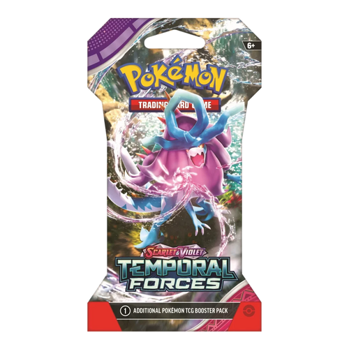 Pokémon TCG Temporal Forces Sleeved Booster Pack Walking Wake ex Artwork