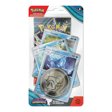 Pokémon TCG Scarlet & Violet Twilight Masquerade Premium Checklane Blister met Kingdra Evolutielijn Promo