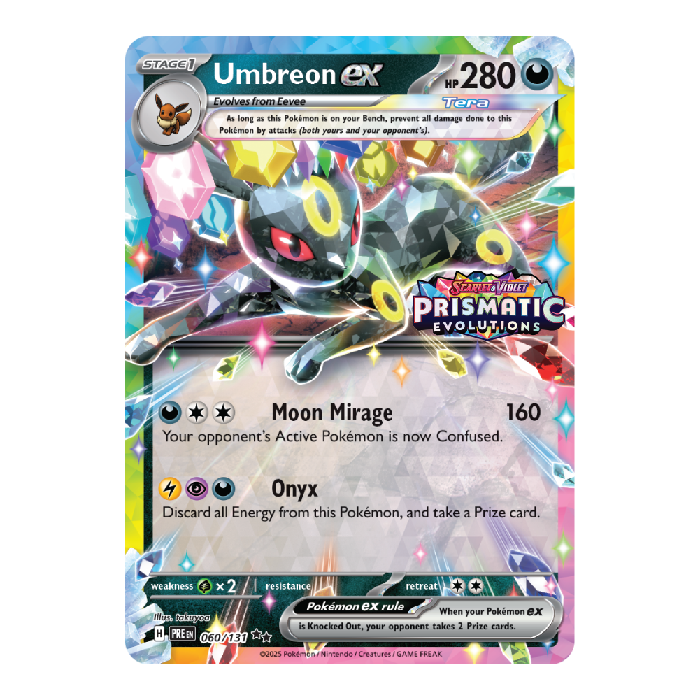 Umbreon ex xPRE 060/131 (Stamped & Sealed)