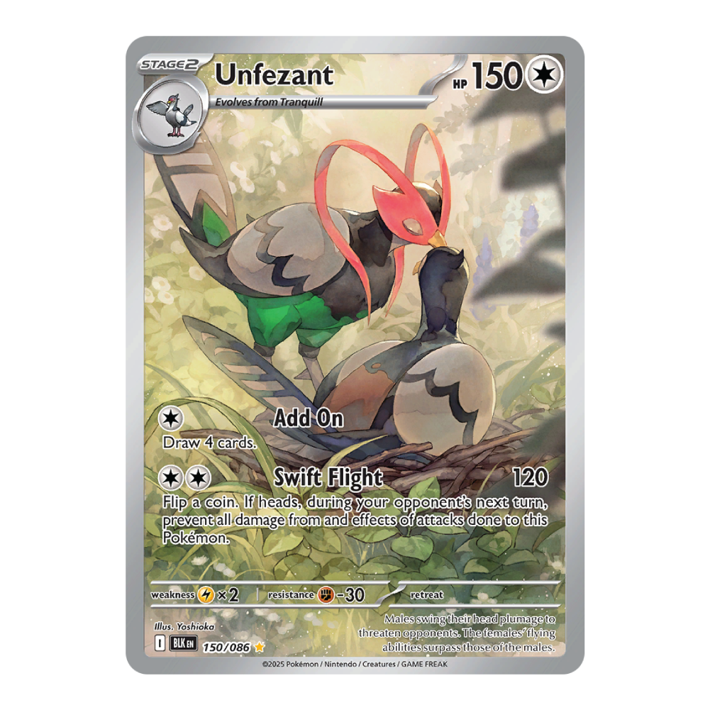 Unfezant BLK 150/086