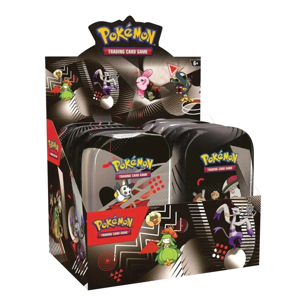 Pokémon TCG Black Bolt & White Flare Unova Mini Tin Display