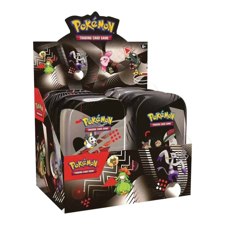Pokémon TCG Black Bolt & White Flare Unova Mini Tin Display