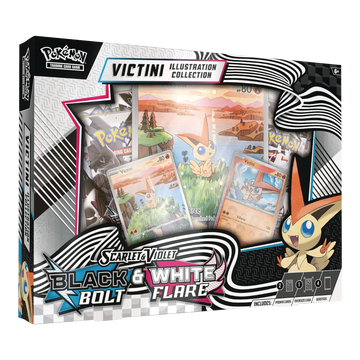 Black Bolt & White Flare Unova Victini Illustration Collection