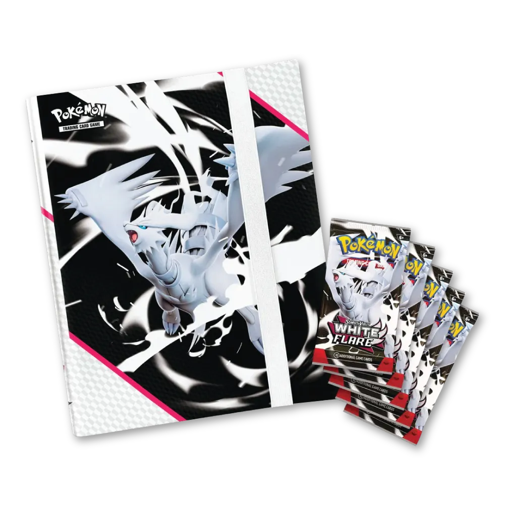 Pokémon TCG Scarlet & Violet White Flare Binder Collection Contents