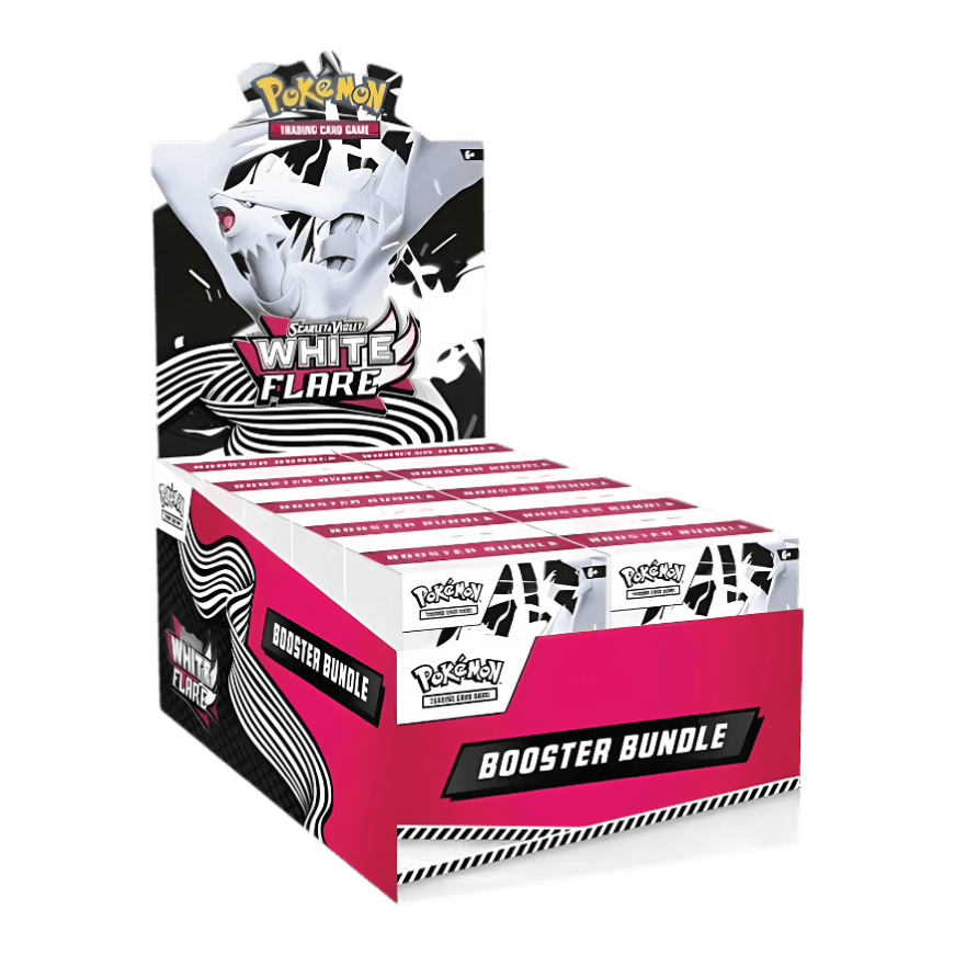White Flare Booster Bundle Display