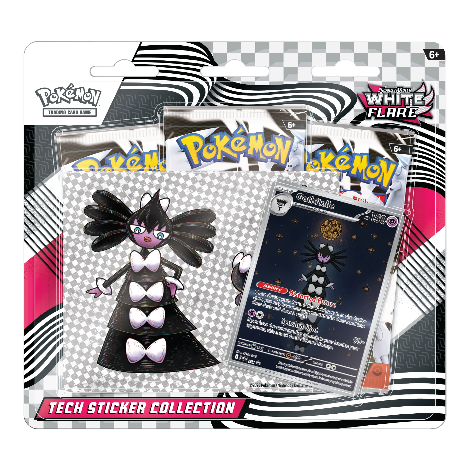 Pokémon TCG White Flare Tech Sticker Gothitelle